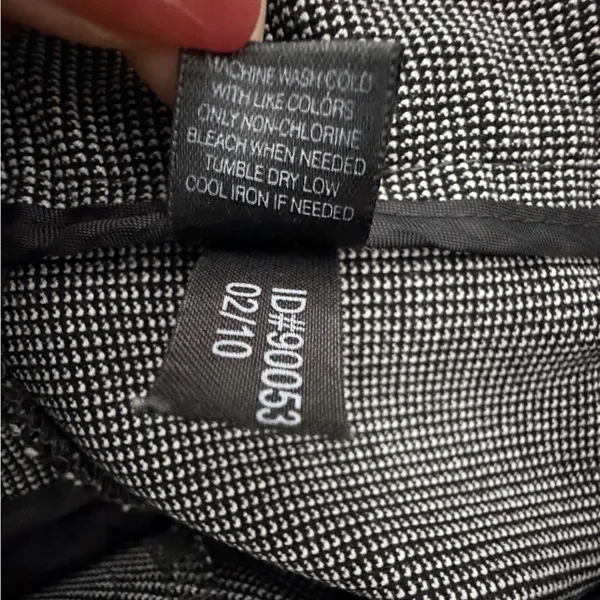 Express Design Studio Size 4 Dress Pants Micro Check Black White Career(A496)✨ - Image 11