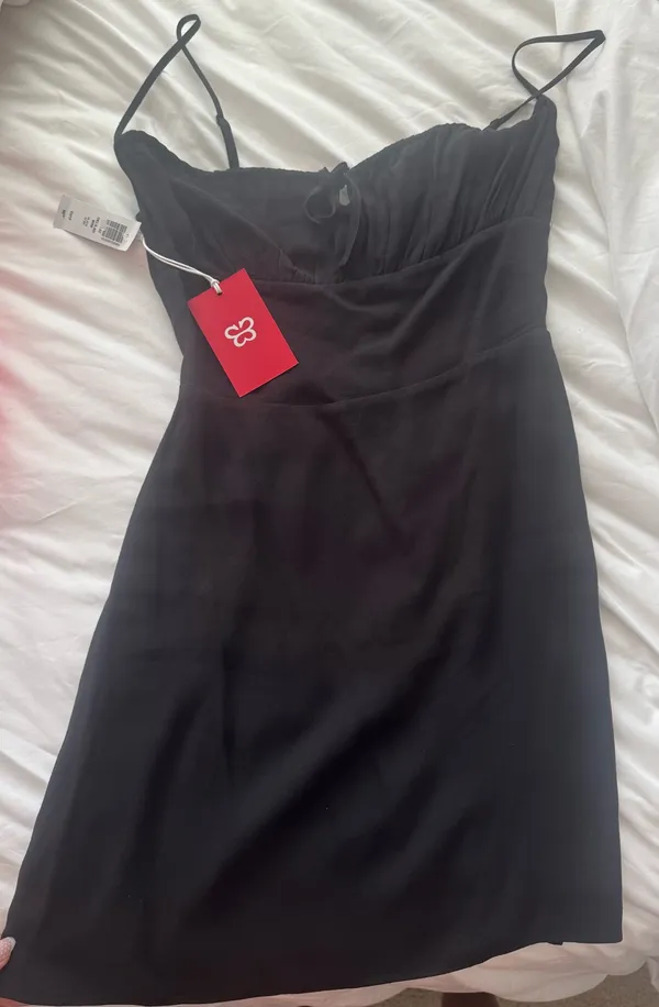 Aritzia Black Mini Dress - Image 4