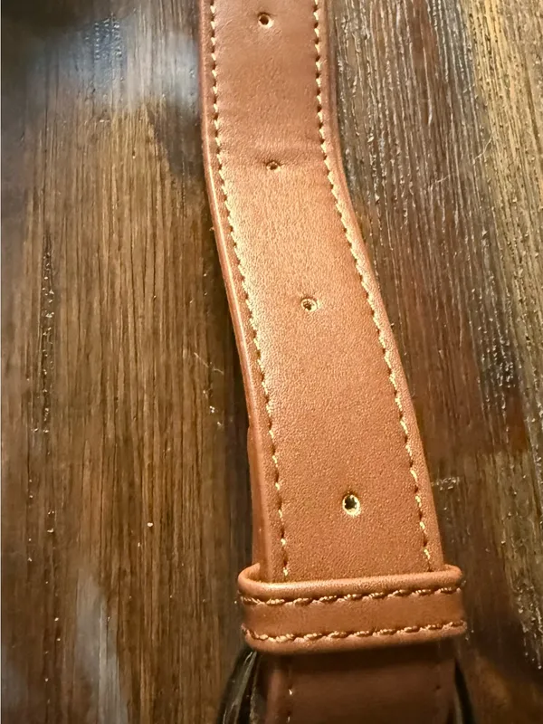 Adjustable Faux Leather Replacement Strap Brown/Tan NWOT - Image 5