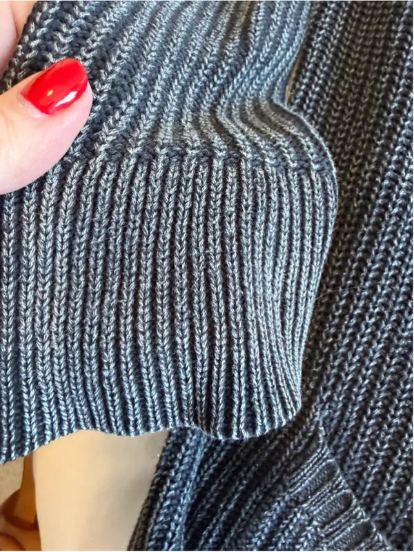 American Eagle Outfitters Cardigan L Open Knit Boho Grunge Granola Girl S8 - Image 9
