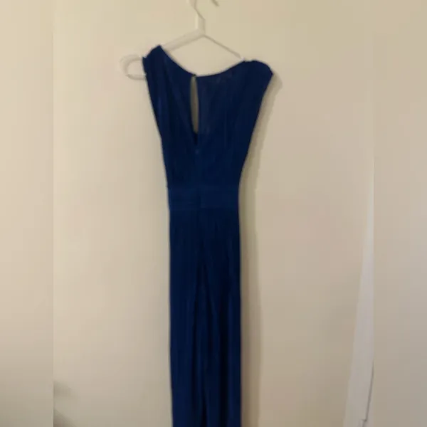 Anthropologie Maeve Blue Sonata pleated jumpsuit - Image 6