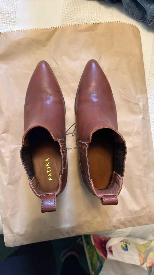 Portland Leather Patina Leather Boots - Image 4