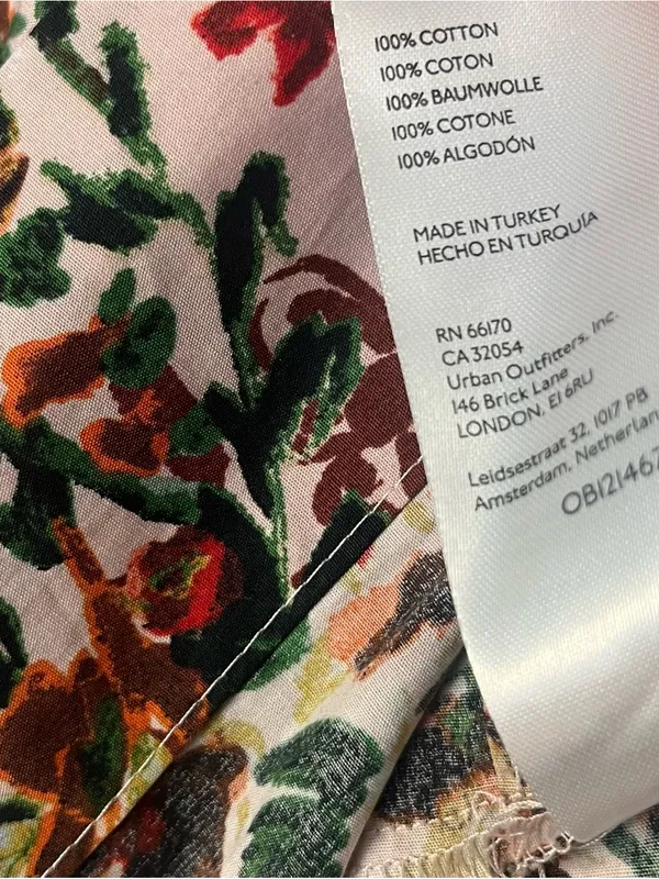 ANTHROPOLOGIE The Somerset Maxi Dress Medium Pink Floral Elastic Waist Size XS - Image 10