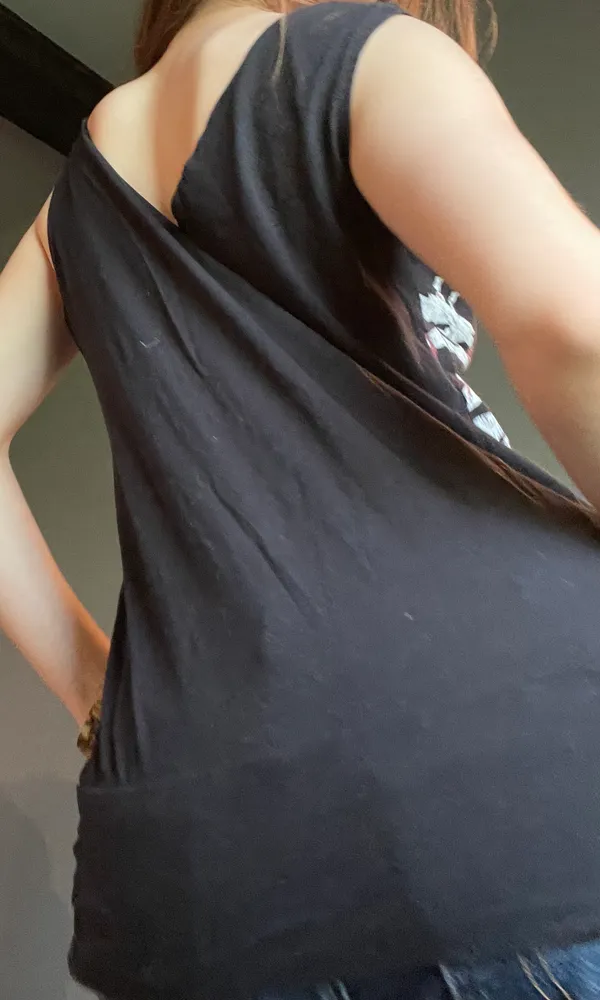 y2k skull zebra print tank top - Image 5