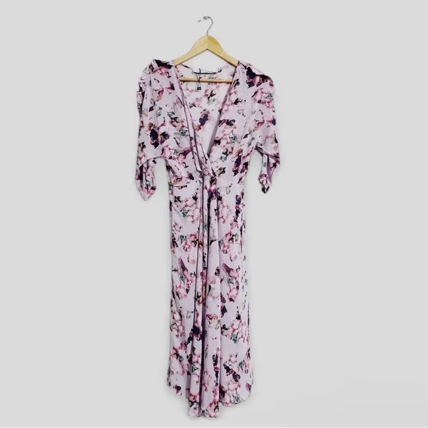 IRO Liky Floral Ruffle Midi Dress - Image 2