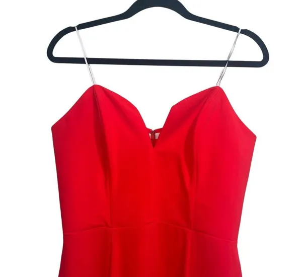 Amanda Uprichard x Revolve Cherri Strapless Maxi Gown In Crimson Red - Image 5