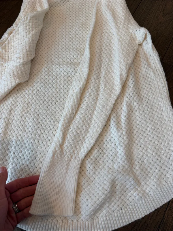 Loft Classic Cream Knit Women's Sweater - Size Small - C54-157 - Image 5