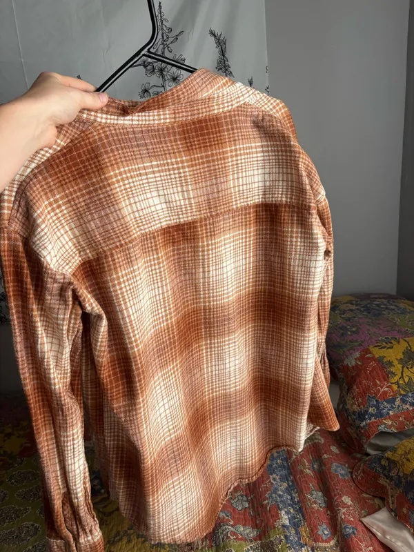 Buckle Plaid Zip Up - Image 3