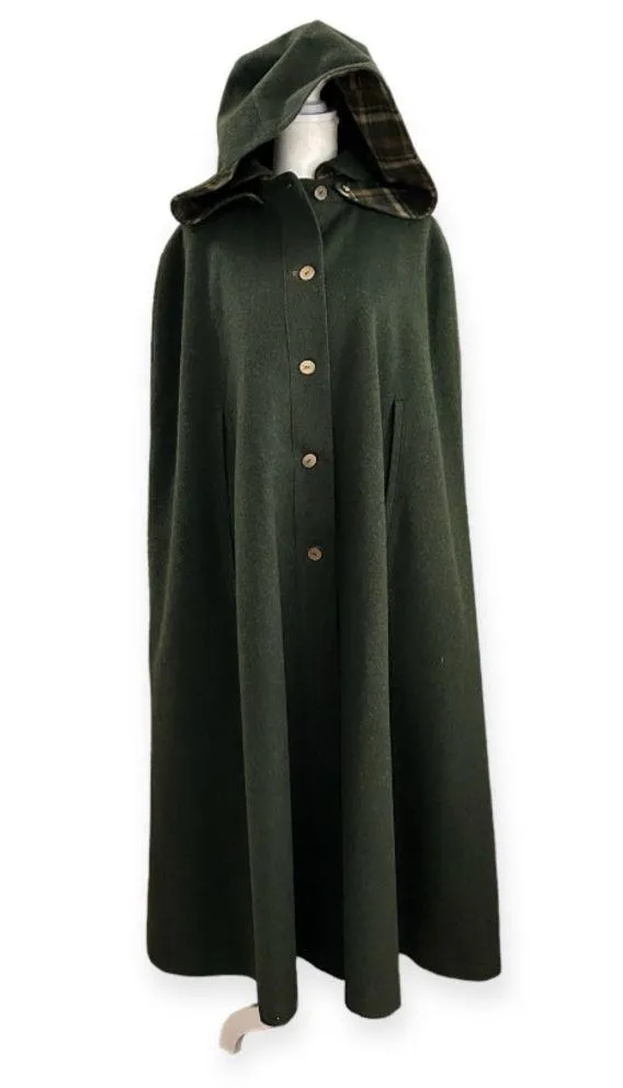 COJANA London wool / cashmere blend cape, made in England, one size - Image 5