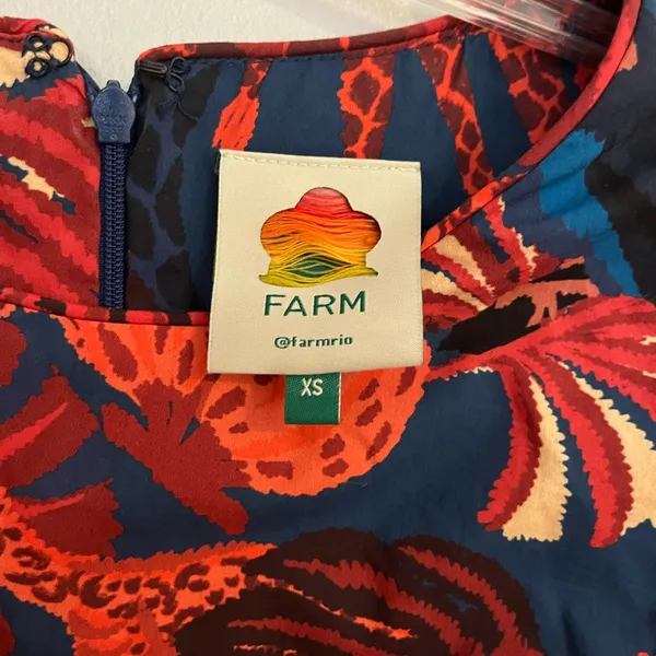 Farm Rio‎ Tapestry Mini Dress Size XS - Image 4