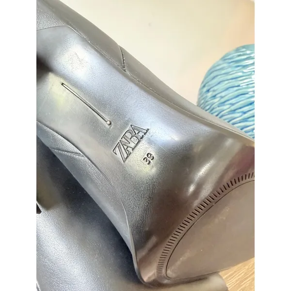 NWOT Zara Ankle Boots‎ Women Black Size 39 / 8.5 - Image 5