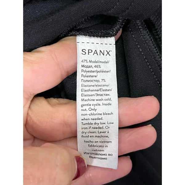 Spanx AirEssentials Tie-Waist Maxi Dress Minimalist Quiet Luxury Workwear Medium - Image 6