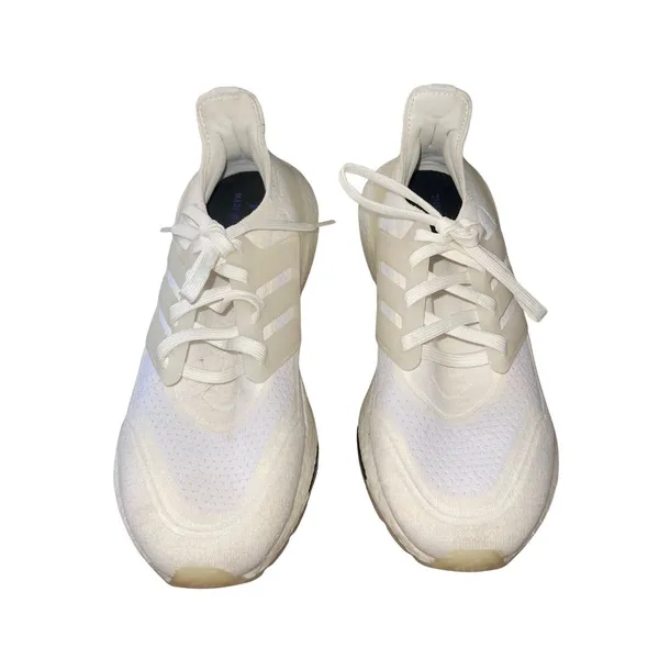 Adidas Ultra-boost 21 Primeblue Sneakers White Size 7.5 Running Athletic Sports - Image 2