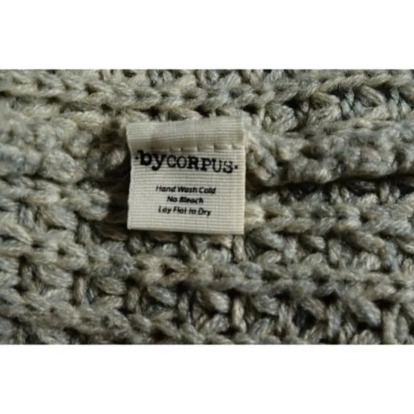 Womens Urban Outfitters byCORPUS Gray Knit Open Drape Cardigan Size M - Image 6