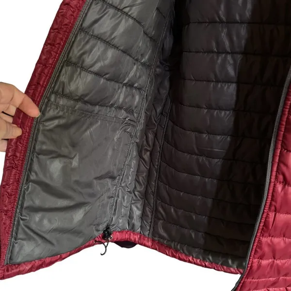 Vintage Slalom Quilted Lightweight Puffer Jacket Size Small Red - Image 6