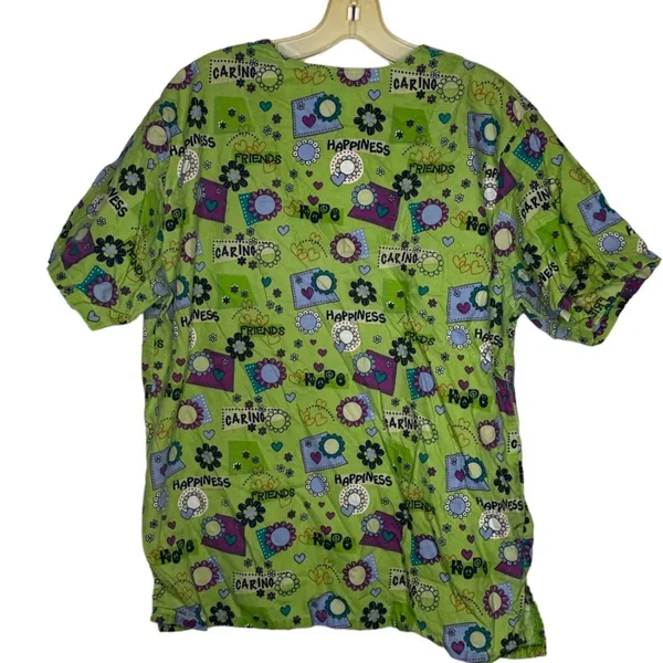 Carol's Scrubs‎ Shirt Green Size L - Image 6