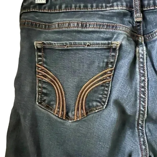 Hollister Women's Skinny Jeans Size 29 Blue Denim Mid‎ Rise Stretch - Image 13