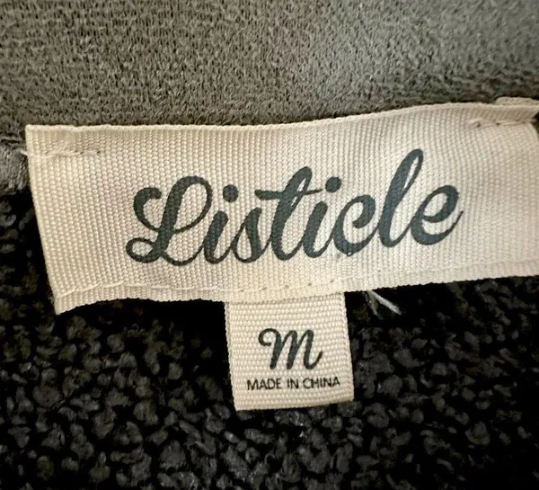Listicle Mixed Media Jacket - Image 9