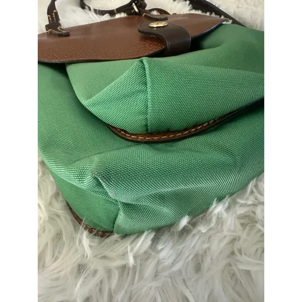 Dooney & Bourke Alto Small Nylon/Leather Crossbody Saddle‎ Crossbody Purse Bag - Image 7