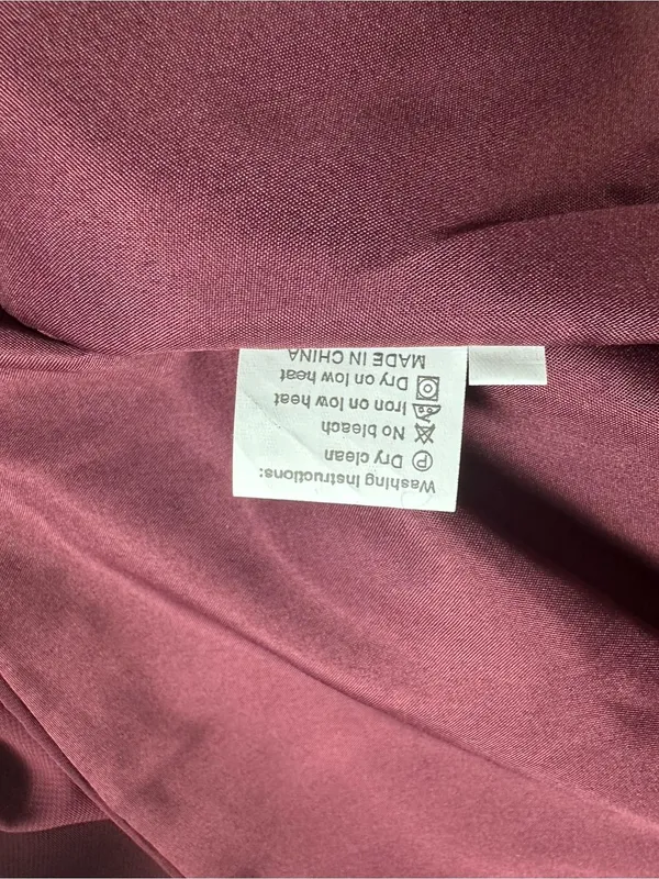 Witness of Love Strapless, Structured Mini Dress w/Chiffon Overlay Wine 6 NWT - Image 10