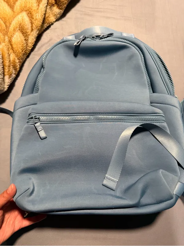 All In Motion Men's Light Blue Backpack with Sling Pouch - Image 2