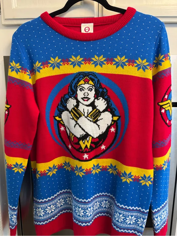 NWT - wonder women ugly Christmas sweater - Image 2