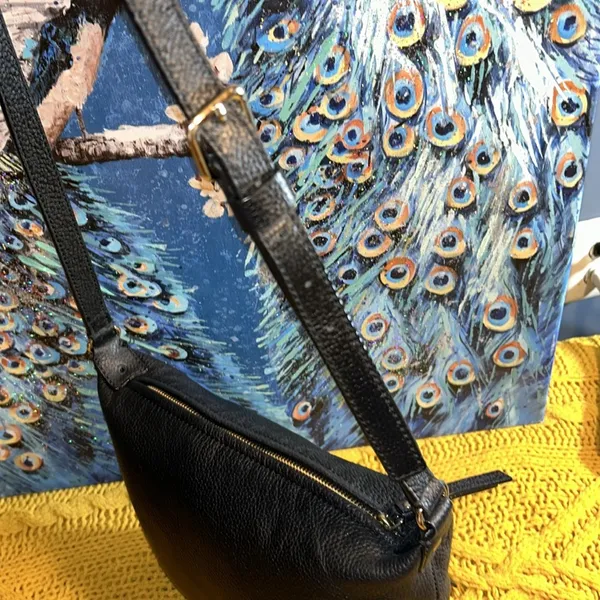 Kate Spade Black Pebbled Leather Crossbody Bag - Image 3