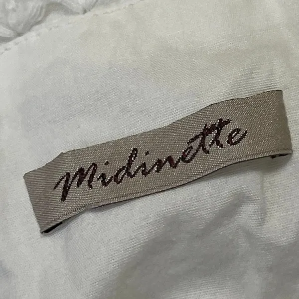 Midinette White Textured Strapless Bandeau Pleated Fit & Flare Midi Dress Size M - Image 4