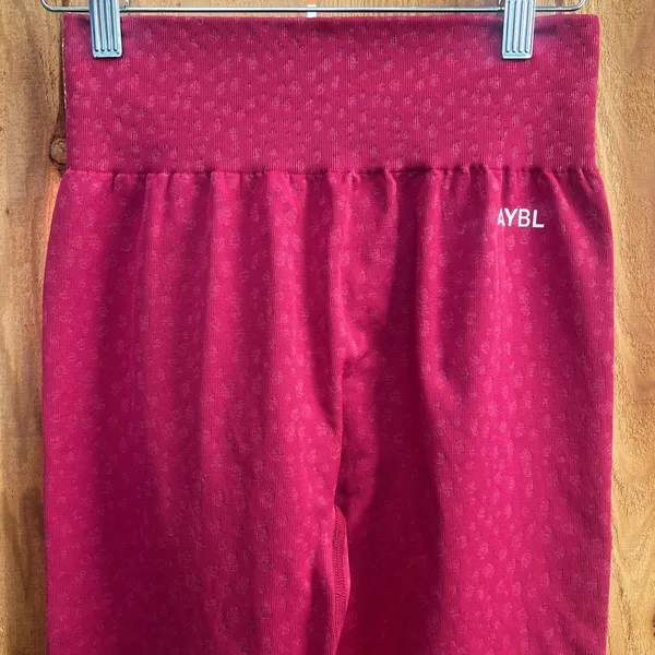 AYBL Evolve Speckle Seamless Leggings Raspberry Size Large - Image 7