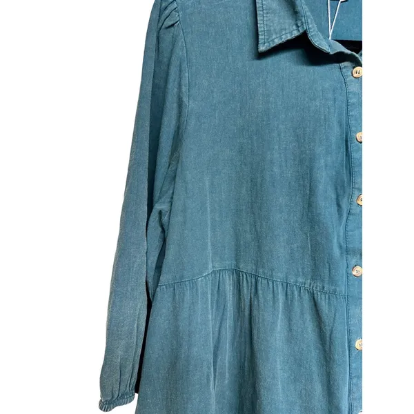Baltic Born Sari Babydoll Dress Green Women's‎ Size 1XL - Image 7