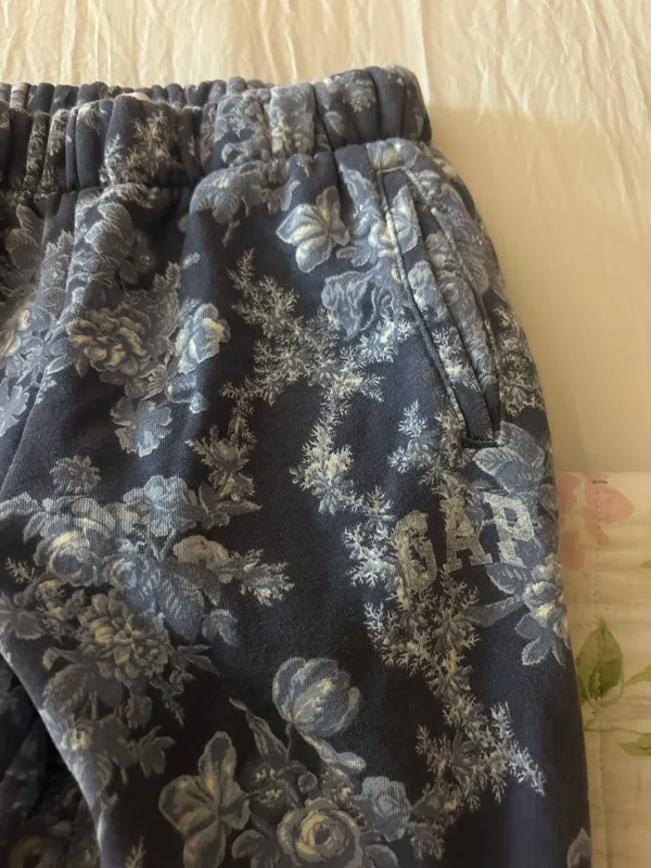 Love Shack Fancy x Gap Sweatpants Floral - Image 2