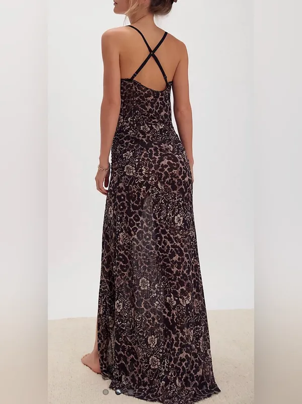 ✨Free People Concrete Jungle Maxi Slip Dress Small✨ - Image 3
