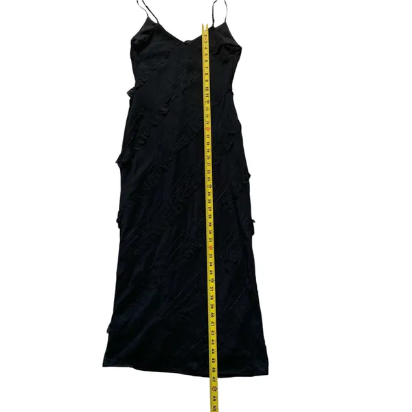 Princess Polly Lars Maxi Dress Womens 4 Black Ruffle Tiered Whimsigoth Grunge - Image 7