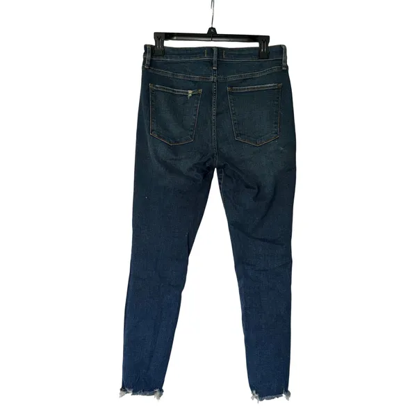 Abercrombie & Fitch Simone High Rise Ankle Skinny Jeans Blue Distressed Size‎ 8R - Image 3