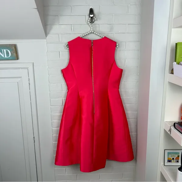 Kate Spade Hot Pink Structured Bubble Dress Size 12 - Image 11