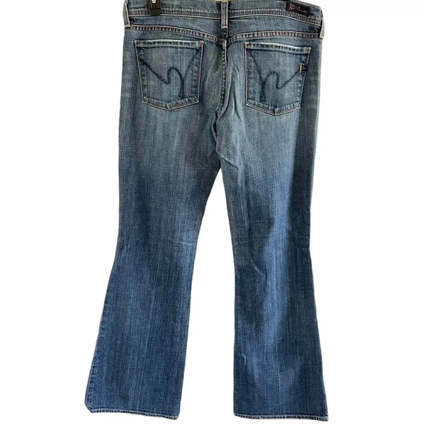 Citizens of Humanity Ingrid Low Rise Flare Jeans Y2K Stretch Denim 30 - Image 3