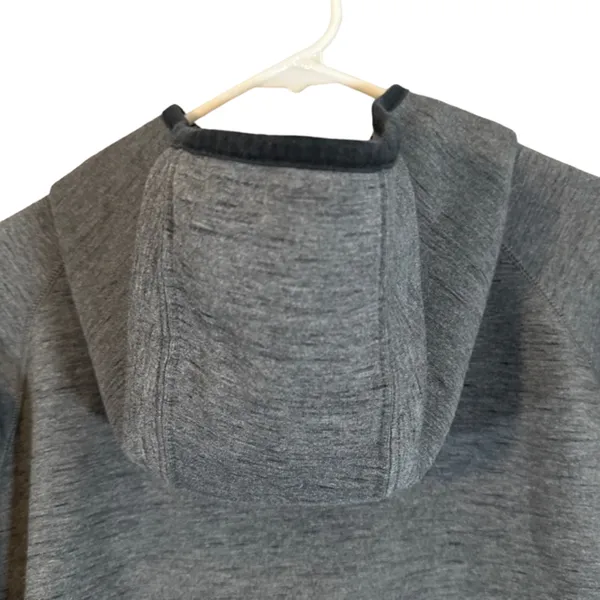 Puma Gray Full Zip Hooded Cozy Cotton Blend Athletic Casual Jacket Women Sz M - Image 9