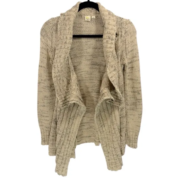 Anthropologie Yellow Bird‎ Chunky Cardigan Sweater Size XS - Image 5