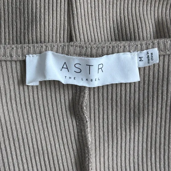 ASTR the Label Ribbed Dress Taupe Medium‎ - Image 6