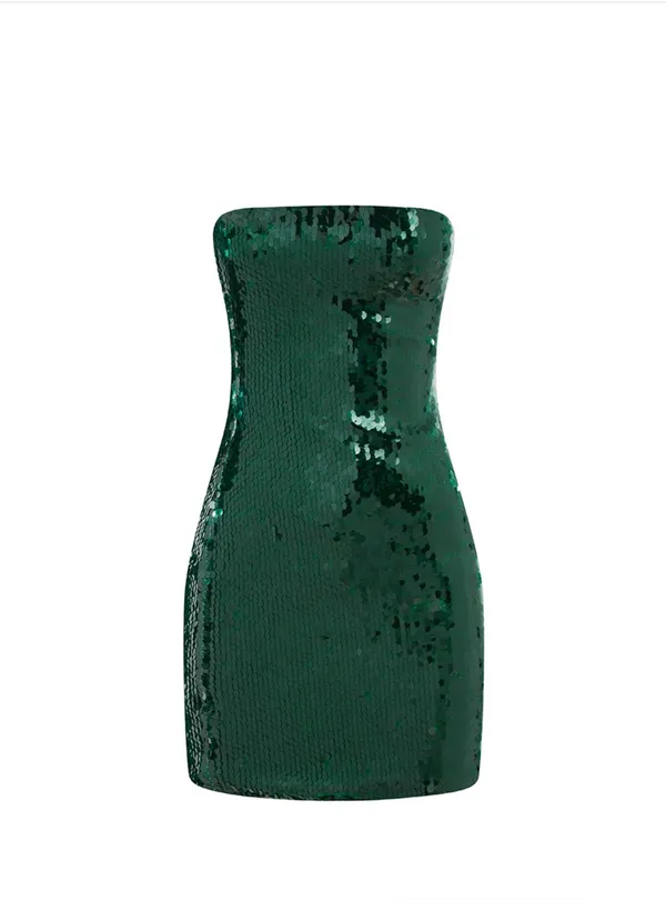 Runway The Label Shiba Mini Dress - Emerald - Image 5
