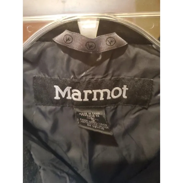 Marmot Jacket Womens L Teal/Black Quilted Full Zip Puffer Lightweight Outdoors - Image 6