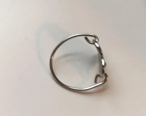 Heart ring Silver - Image 3
