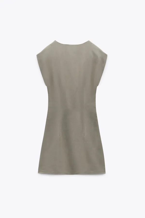 ZARA twist front cutout mini dress —NWOT double lined - Image 6