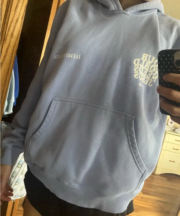 Elevated Faith Sweatshirt purple - Image 3