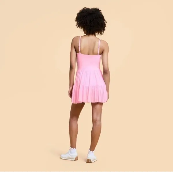 NWT! Popflex Blogilates Viral Taylor Swift Ballerina Active Dress Pink Size 1X - Image 5