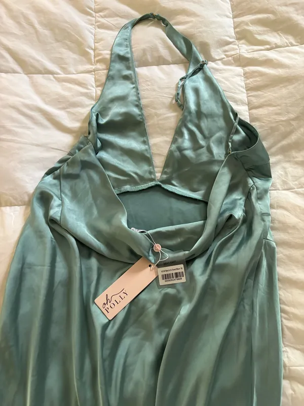 Oh Polly satin maxi dress - Image 3