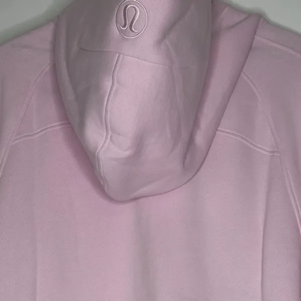 Lululemon Meadowsweet Pink Scuba Oversized Half Zip Hoodie Jacket XL/XXL New - Image 4