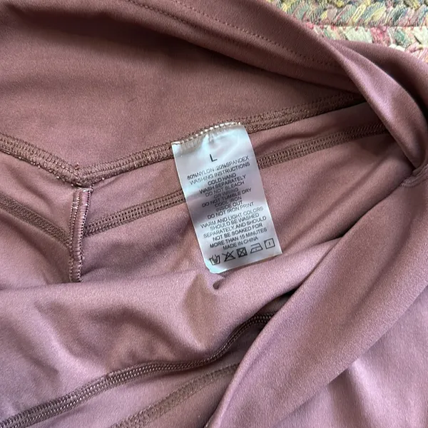 Tom Tiger Brown Ruched Booty Spandex Workout Bike Shorts - Image 3