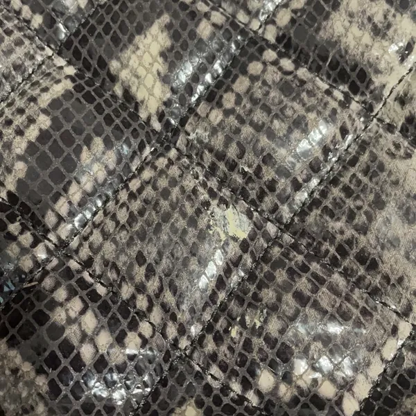 Kate Spade Maryanne Snakeskin Purse Shoulder Bag Quilted Preppy Y2K Glam - Image 5