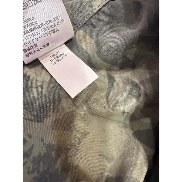 Eddie Bauer Womens Vest Small Lightweight Camo Green Camouflage Nylon Outdoor - Image 6